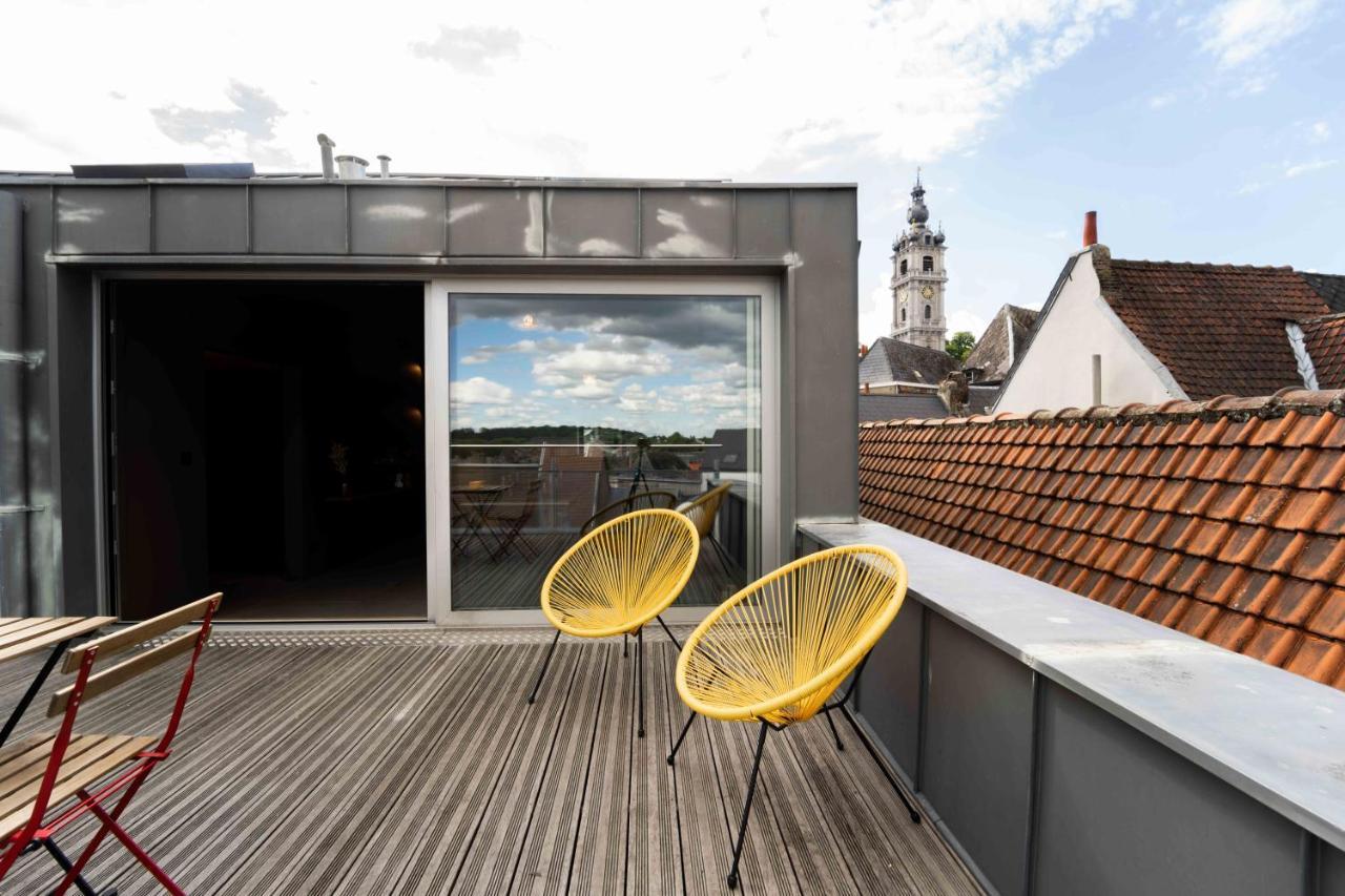 Luxury Penthouse & Terrace - Mons City Center Exterior photo